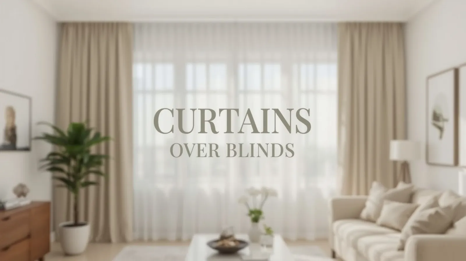curtains over blinds