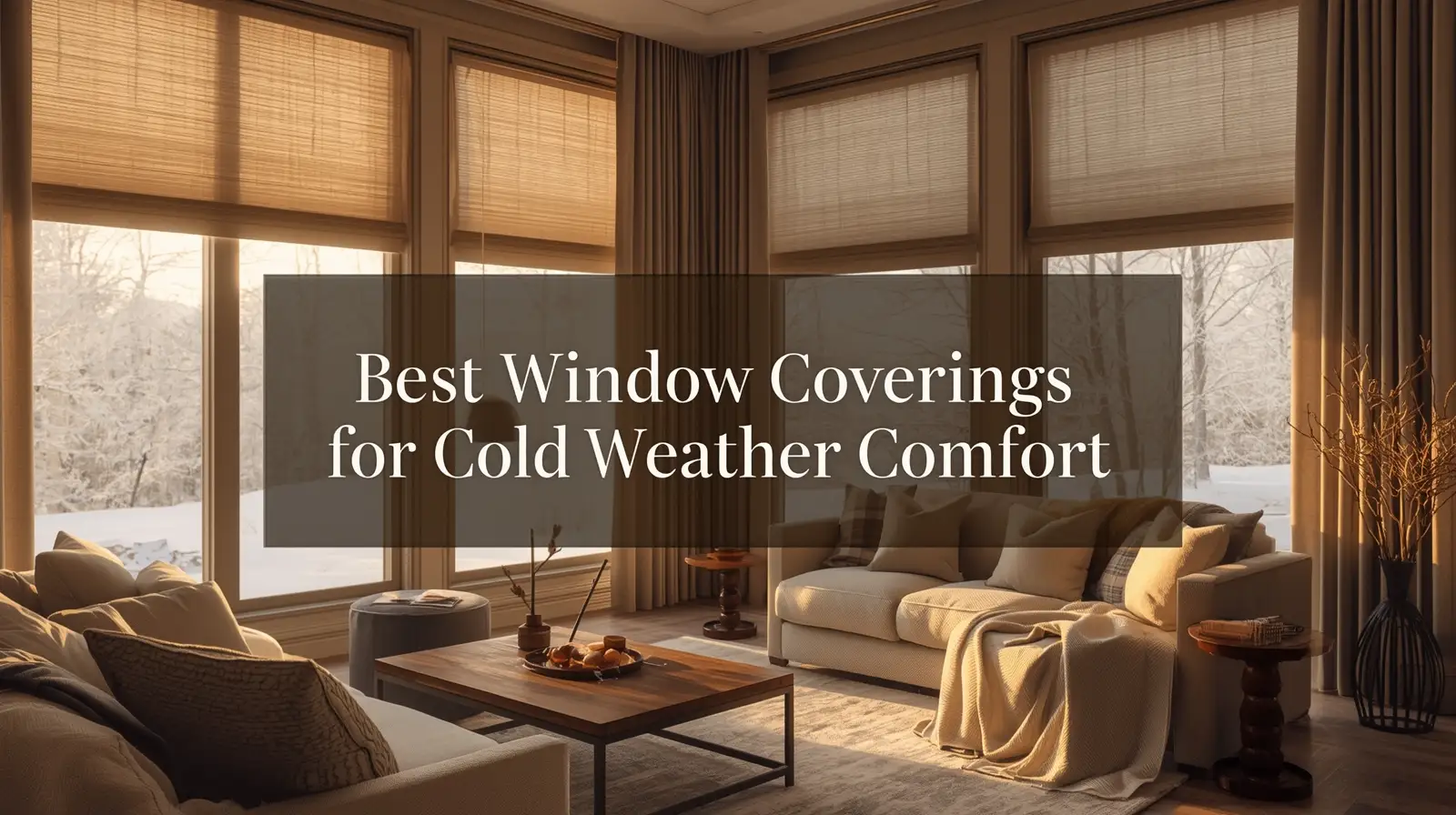 window coverings for cold weather